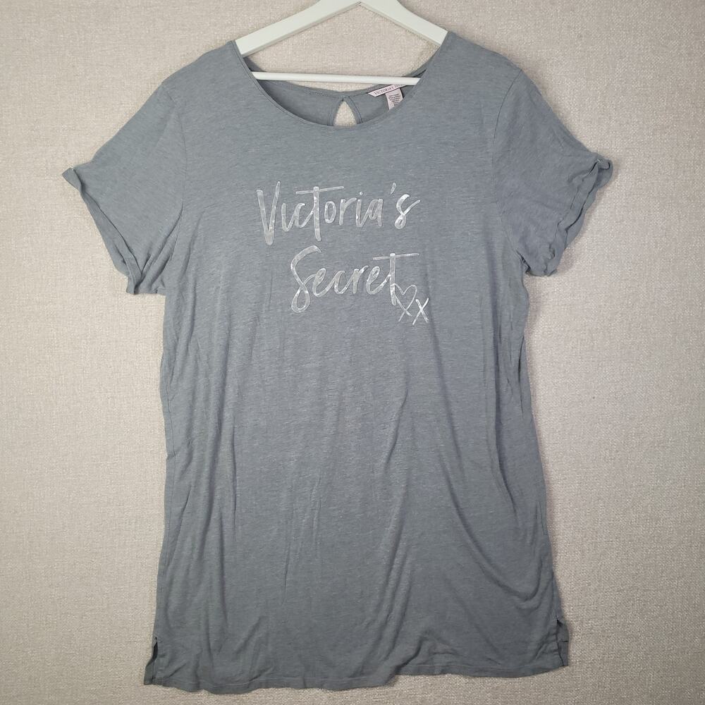 Victoria's Secret Cozy Grey Sleep Dress - Size Large